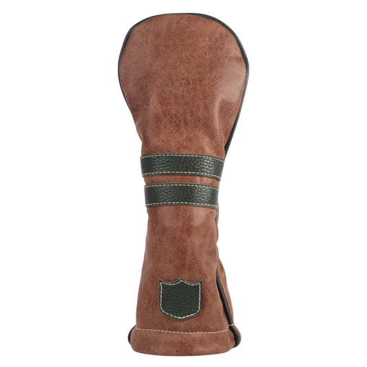 Timeless Wood Headcover: Tobacco brown + Olive