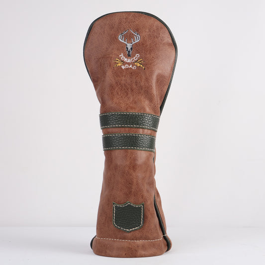 Wood Headcover: Tobacco Brown + Olive