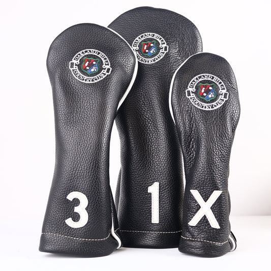 Headcover Set: Pitch Black + Pure White