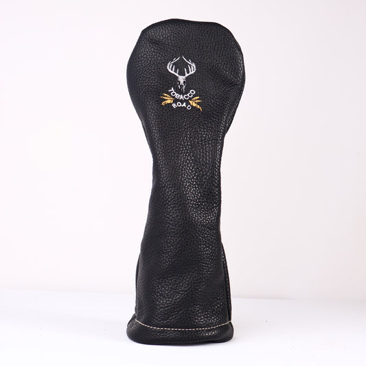 Wood Headcover: Pitch Black + Pitch Black