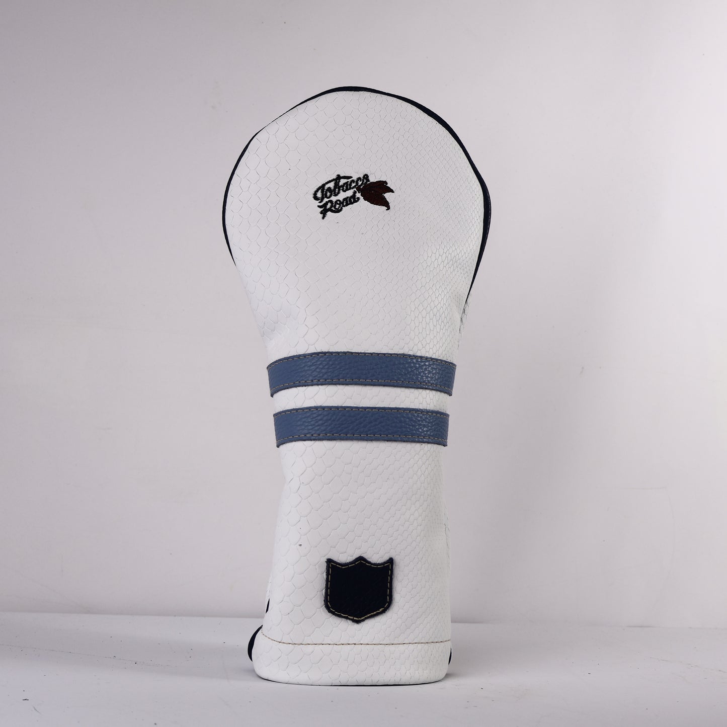 Driver Headcover: White Boa + Navy + Carolina Blue