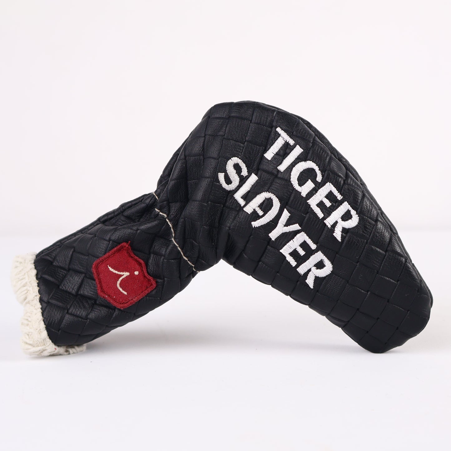 Small Cloud Putter Headcover: Black Sassari