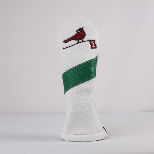 Hybrid Headcover: Pure White + Masters Green