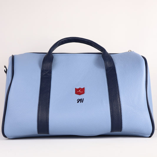 Daily Duffel Bag: Carolina Blue + Navy