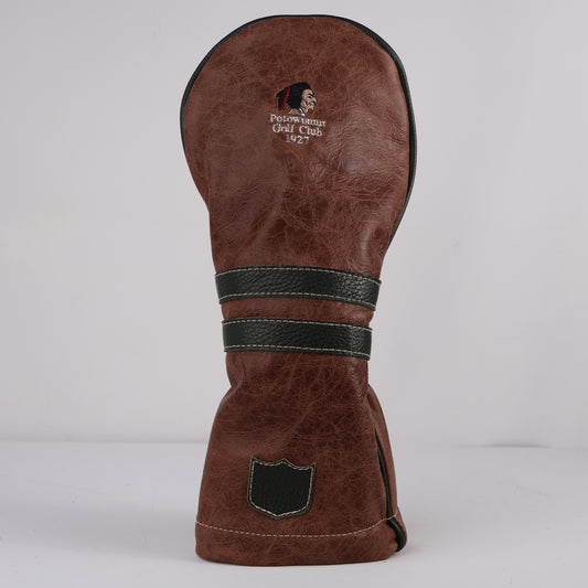 Driver Headcover: Tobacco Brown + Olive