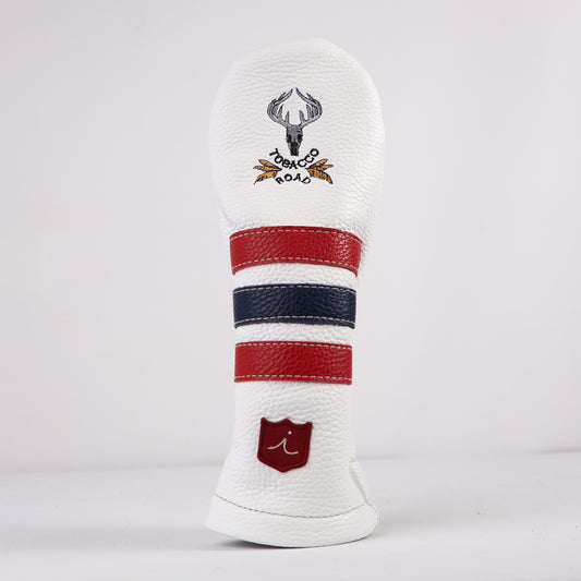 Hybrid Headcover: Pure White + Sunday Red + Navy
