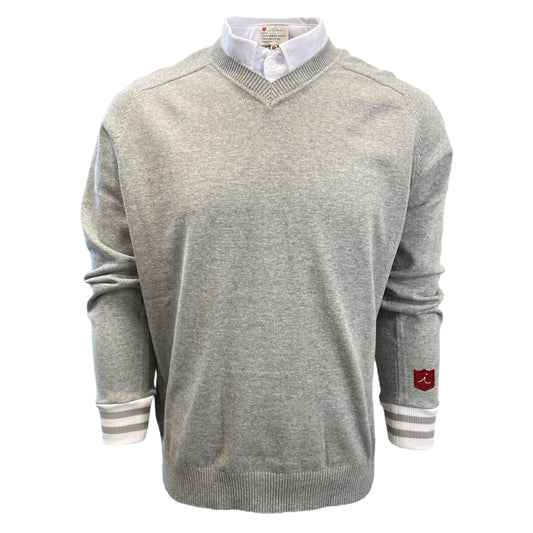 Varsity Sweater: Steel Gray