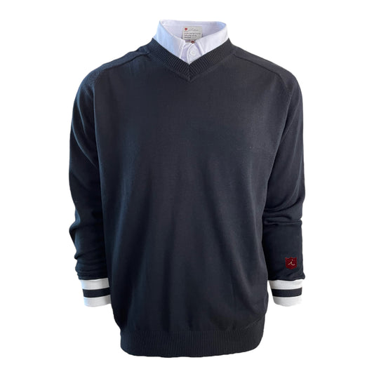 Varsity Sweater: Pitch Black