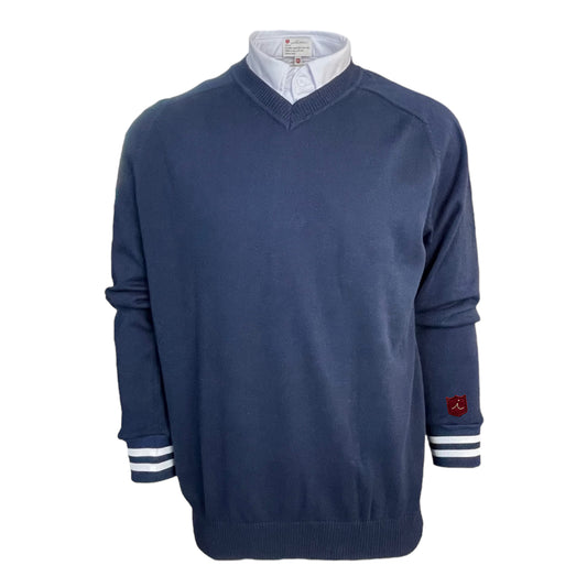Varsity Sweater: Midnight Navy