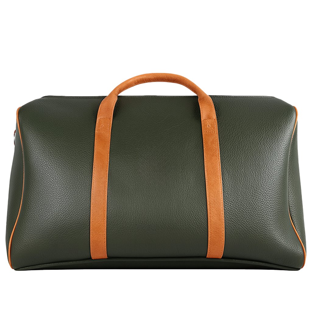 Milano Duffel Bag: Olive + Carmel