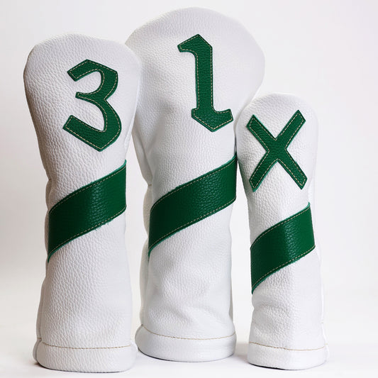 HEADCOVER: PURE WHITE / MASTERS GREEN