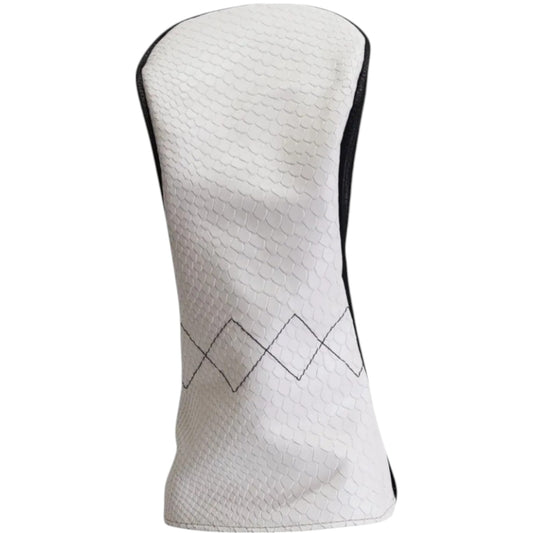 BF Triptych Headcover: White Boa + Pitch Black