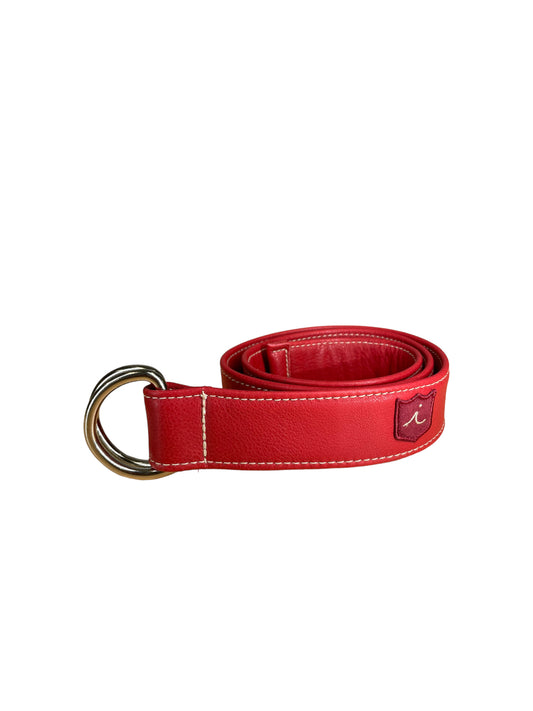 D Ring Belt: Sunday Red