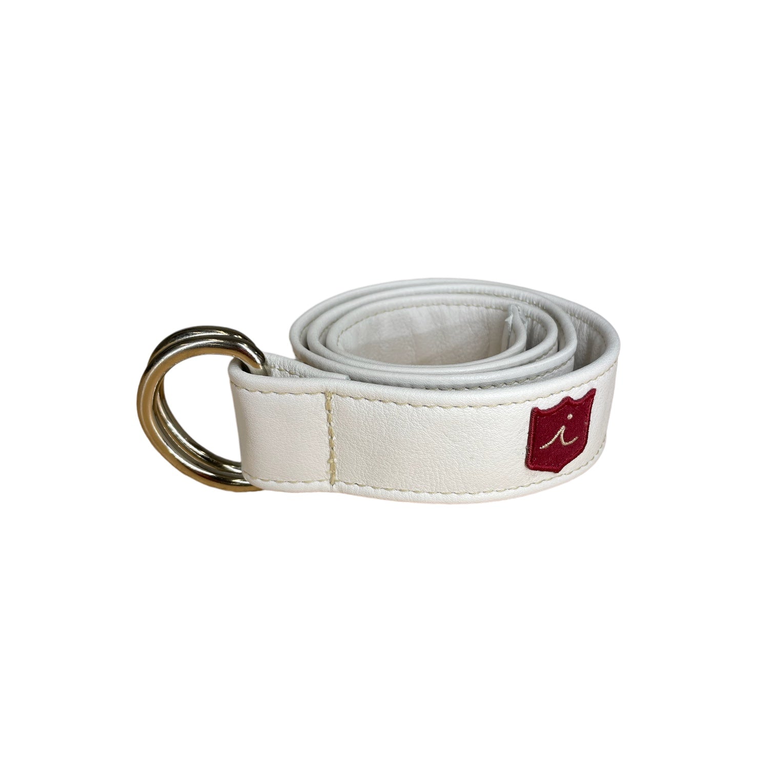 D Ring Belt: Pure White