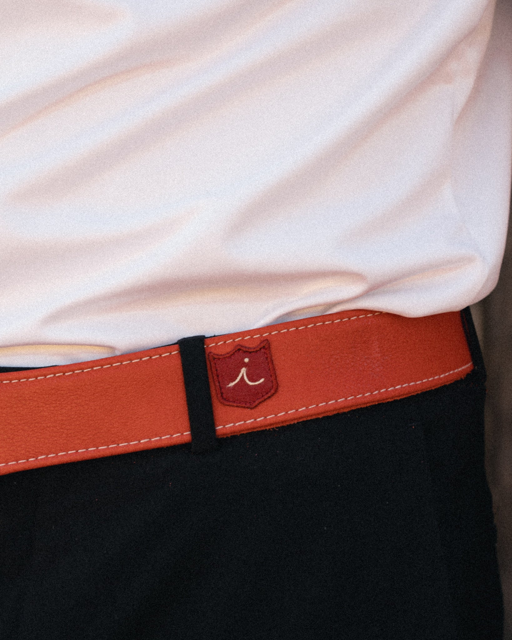 D Ring Belt: Sunday Red