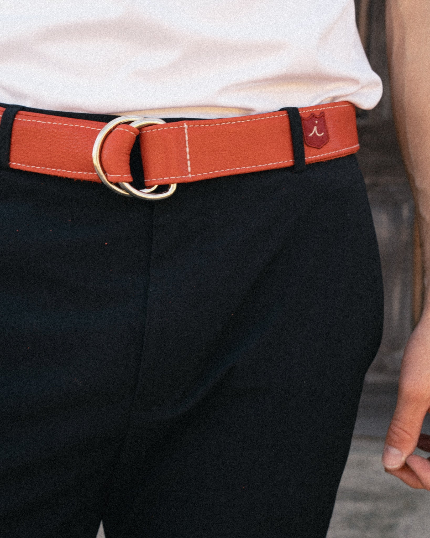 D Ring Belt: Sunday Red